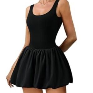 Bubble Hem Tennis Dress